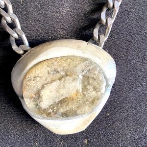 🤍Unique Adina Mills, one of a kind smoky quartz pendant with silver chain🤍